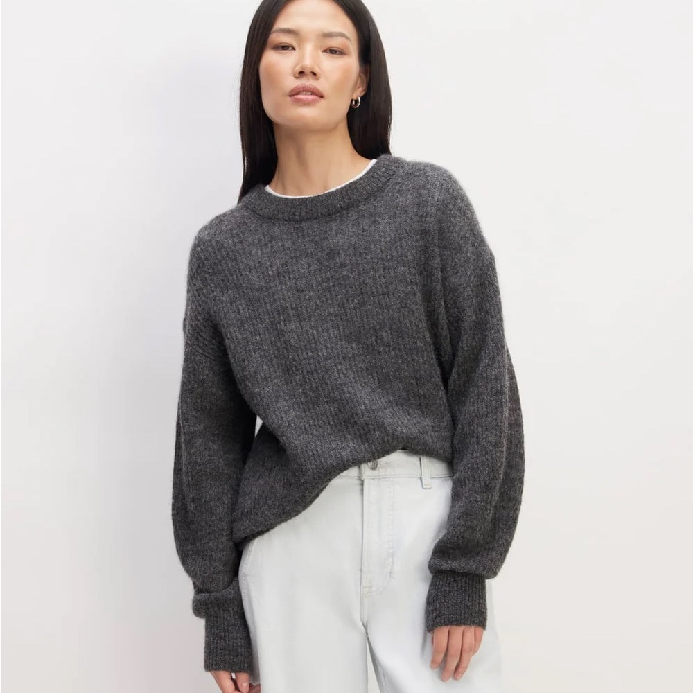 Everlane Cocoon Crew in Alpaca